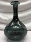 Vintage Blenko Crackled Glass Charcoal Decanter No Stopper  37 Winslow Anderson