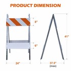 Foldable Barricade  Traffic Safety Barrier A-frame Signboard Quick Change System