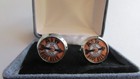 A w Root Beer Cuff Links   A w Root Beer Soda Logo Cufflinks   A w Cuff Links