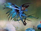 1970   s Roger Dean Poster Dragon Yes Otherworldly Creature Fantasy Rock D d