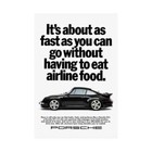 Porsche 911 Vintage Ad Print Premium Poster Wall Art