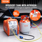 30lb Steel Multi-refrigerant Recovery Tank W  Float Switch Auto Shutoff   Relief