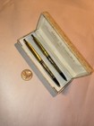 Rare 1950s 14 Kt Gold Arpege Chanel No 5 Set Of Perfumed Ballpoint Pens  Org Box