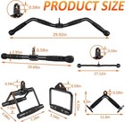 Lat Pulldown Bar Attachments Cable Machine Accessories For Home Gym Triceps R   