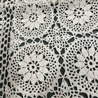 Vintage Handmade  Crochet Lace Table Runner Floral 68 Inches