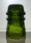 Hemingray No 16 Olive Green Glass Insulator Cd 121