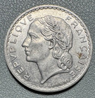 1949 France 5 Francs Coin - Excellent Condition