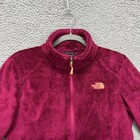 The North Face Osito 2 Fleece Jacket Womens Small Pink Full Zip Cozy Warm