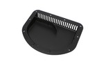Black Side Wall Forced Air Vent Cowl Exterior Motorcycle Trailer Camper Rv