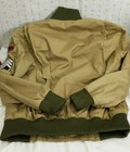 Unmarked Men s Military Style Light Khaki Jacket Size Medium To Large