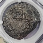 1650 Dated Cob 8 Reales Potosi Bolivia Capitana Shipwreck Ngc Xf  m429