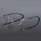 Progressive Multifocal Reading Glasses For Men Blue Light Blocking Titanium Arm