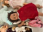 Vintage Doll Lot Mixed Estate Collection Vinyl Composite Porcelain   Accessories