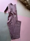 Nwt Adidas Originals Essentials Seamless Tights Dust Pink Rose Women s Szs 36eu