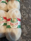 Vtg Lana Moro Robin Off White Wool Mohair Yarn Lot  11 Medium worsted Skeins