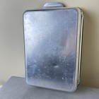 Mirro Covered Cake Pan With Snap On Lid 13 x9 x3 25  Vintage Nos Aluminum