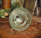 Vintage 1938 Hemingray 42 Made In Usa Antique Clear Glass Insulator