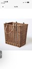 Nwt Kate Spade New York Large Woven Willow Wicker Bicycle Basket