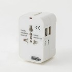 2-port Usb Worldwide Travel Charger O bf c se Type Power Plug Adapter 100-240v
