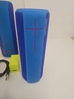 Logitech Ue Boom 2 Portable Bluetooth Speaker Blue S-00151  Charger And Case