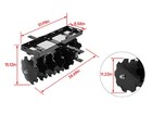 Disc Harrow 39  Working Width Tow For Universal Tractor Sleeve Hitch Attachment