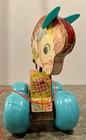 Vintage Fisher Price Patch Pony  616  8 3 4  Tall 1963 Pull Toy String