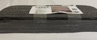 Natco Soft Step Cushion Carpet Stair Treads Black Gray Blue 8x18  Set 13 Vtg New