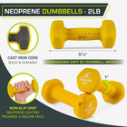 Neoprene Dumbbell Coated For Non-slip Grip  10 Lb