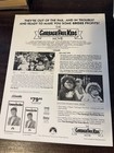 Vintage 1987 Original Movie Poster Vhs Release The Garbage Pail Kids Movie 11x8 