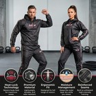 Heavy Duty Defy Sauna Sweat Suit Exercise Gym Suit Fitness Weight Loss Anti-rip