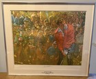 Arnold Palmer Signed Framed Numbered Lithograph Us Open  British Open Champion