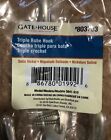 Triple Robe Hook Satin Nickel Finish  803703 Also Used For Coats  Towels Etc   