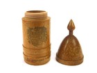 German Germany Antique Ww1 Patriotic Wood Salt Pepper Shaker