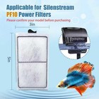 15 Pack Pf-s Filter Cartridges Compatible With Top Fin Silenstream Pf10 Power   