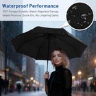 Compact Travel Umbrella For Rain Windproof Automatic Compact Umbrella