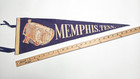 Memphis Tennessee Cotton Production Bale Cart Souvenir Felt Pennant 8 x25 