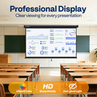 100  Pull Down Projector Screen 16 9 Hd 4k Retractable Home Movie Theater Office