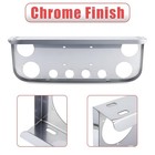 Chrome Rear Center Panel With Four 4 49      Four 2 31    Light Round Cutouts 