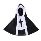 Halloween Cat Dog Nun Costume Cloak Outfit Funny Cosplay Nun Dress For Party Usa