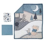 Disney Baby Forever Pooh 3-piece Baby Crib Bedding Set  By  Lambs   Ivy - Blue
