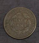 1825 Classic Head Half Cent Vf         Lot 5965