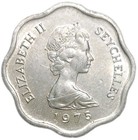 1975 Seychelles 5 Cents Au Aluminum Coin Qeii Fao Cabbage Grow More Food Km 18
