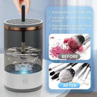 Electric Makeup Brush Cleaner Automatic Cosmetic Brush Washer Dryer Machine
