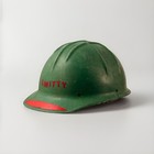 1950 s Vintage Jackson Products Fiberglass Hard Hat Green Brim Smitty