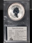 1998 Canada 1 Ounce Silver  5 Maple Leaf Rev Proof Titanic Privy 9999 Bu - St   