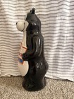 Vintage Hamm   s    1972 Bear Beer Ceramic Decanter    11    Tall By Ceramarte Of Brazil