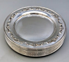 Strasbourg By Gorham Sterling Silver Set Of 8 Bread Plates 6   Item   1137