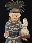 Latin American Santo Bultos Hand Carved Wood Figurine Figure 14 5   