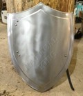 Medieval Knight Heater Stainless Steel Finish Shield Waster18g Battle Armor