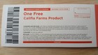 Califia Farms Oat almond Milk Voucher Booklet  25   exp  12 31 2026  Usa Only